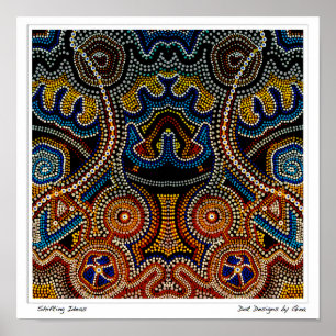 Shifting Ideas - Dot Designs by Gina Poster