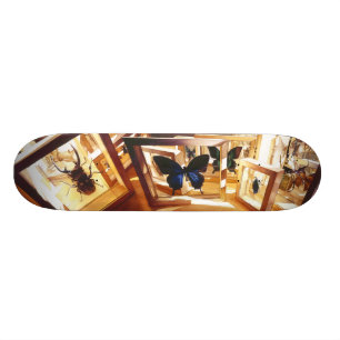 "Shifting Light" Bug Watercolor Skateboard