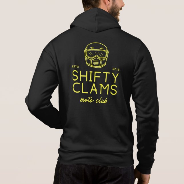 Shifty Clams Hoodie (Back)