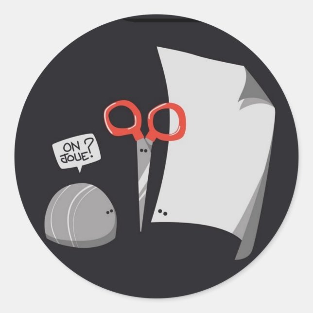 Shifumi Classic Round Sticker (Front)