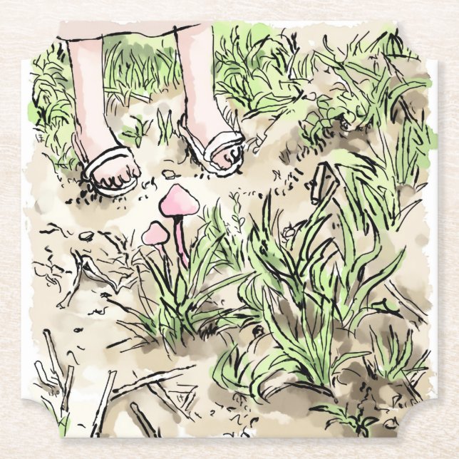 Shigoto Paper Coaster (Front)