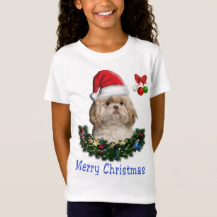 Shih-Tsu Dog  Christmas t-shirts