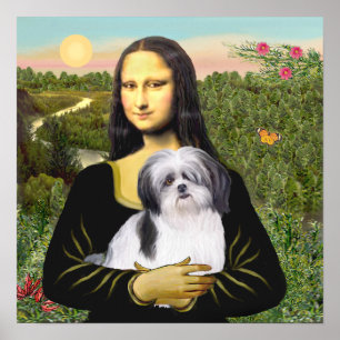 Shih Tzu (A1) - Mona Lisa Poster