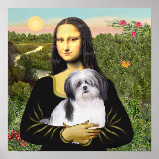Shih Tzu (A1) - Mona Lisa Poster