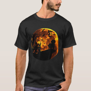 Shih Tzu And Moon  Halloween Costume T-Shirt