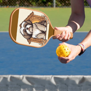 Shih Tzu Art  Pickleball Paddle