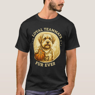 Shih Tzu Basketball Mascot – Loyal Teammate T-Shirt