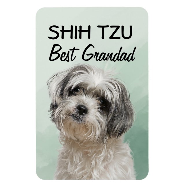 Shih Tzu Best Grandad Magnet (Vertical)