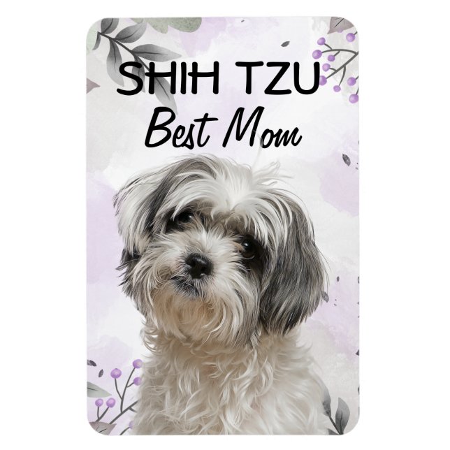 Shih Tzu Best Mum Magnet (Vertical)
