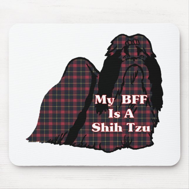 Shih Tzu BFF Gifts Mouse Mat (Front)