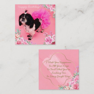 Shih Tzu Birthday Card