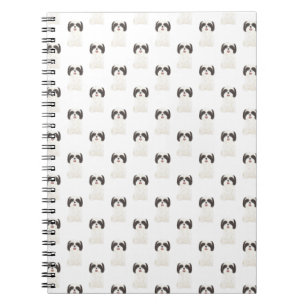 Shih Tzu (Black & White) Notebook