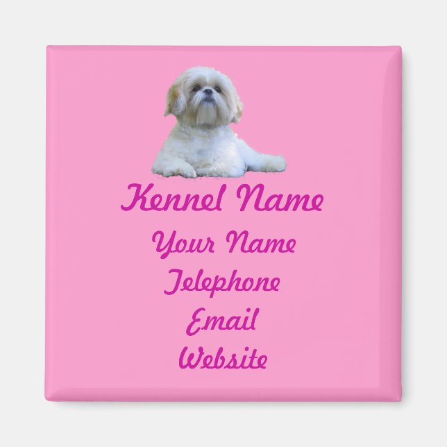 Shih Tzu Breeder Magnet (Front)
