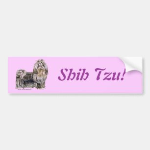 Shih Tzu Bumper Sticker