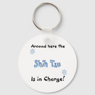 Shih Tzu Charge Keychain