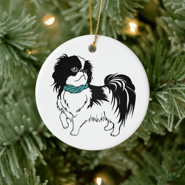 Shih Tzu Christmas Ornament (Tree)