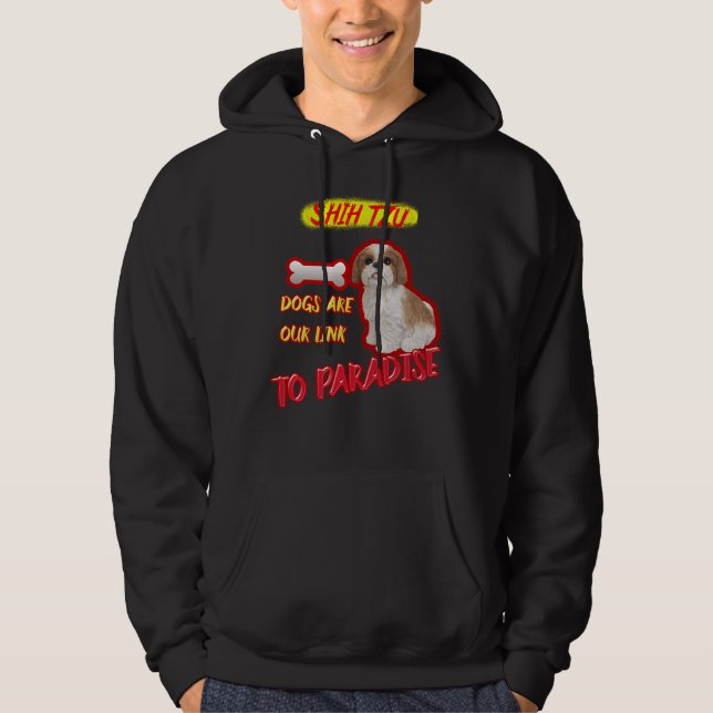 Shih Tzu Cut Dog Hoodie (Front)