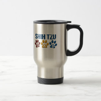 SHIH TZU Dad Paw Print 1 Travel Mug
