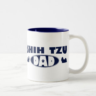 Shih Tzu Dad Two-Tone Coffee Mug