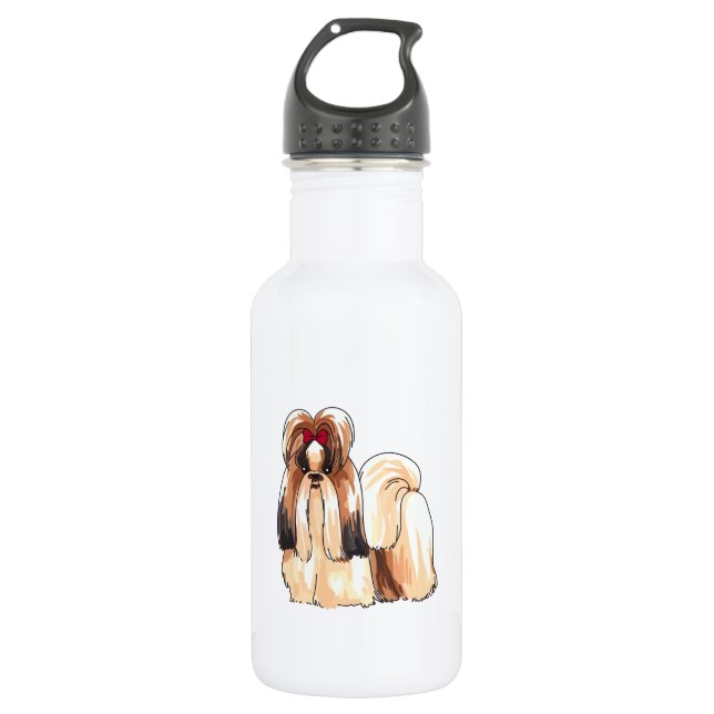 SHIH TZU DOG 532 ML WATER BOTTLE (Front)