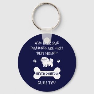 Shih Tzu Dog Best Friend Key Ring