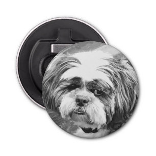 SHIH TZU DOG BOTTLE OPENER