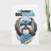Shih Tzu Dog Coolest Dad Father's Day