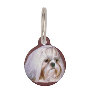 Shih Tzu Dog Customisable Pet Tag