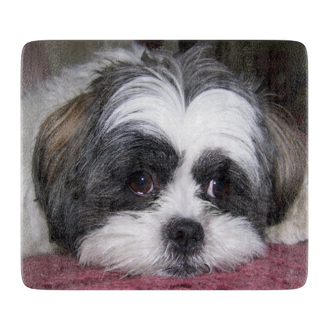 Shih Tzu Dog Cutting Board (Front)