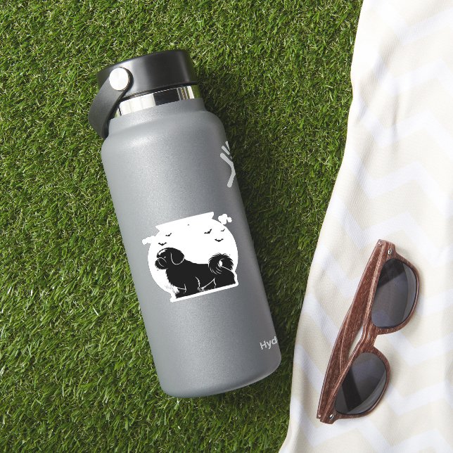 Shih Tzu Dog – Halloween Moon Silhouette Classic T (HydroFlask Insitu)
