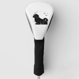 Shih Tzu Dog ? Halloween Moon Silhouette Classic T Golf Head Cover
