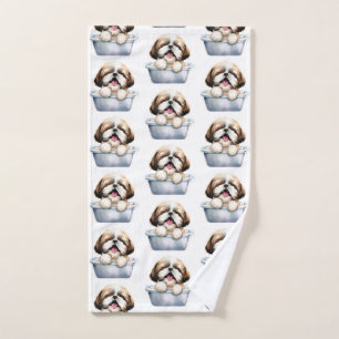 Shih Tzu Dog Hand Towel