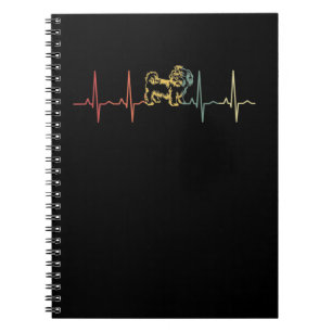 Shih Tzu Dog Heartbeat Notebook