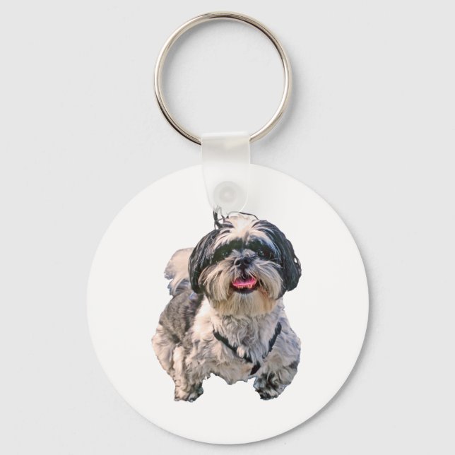 Shih Tzu Dog Key Ring (Front)