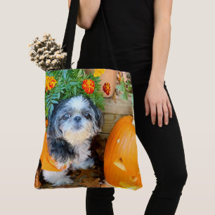 Shih Tzu Dog Large Tote Bag