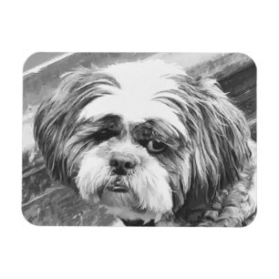 SHIH TZU DOG MAGNET