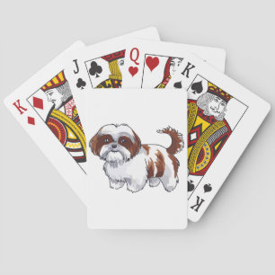 Shih Tzu Dog Playing Cards
