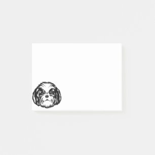 Shih Tzu Dog Post-it Notes