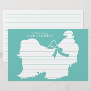 Shih-Tzu Dog Puppy Long Hair Stationery