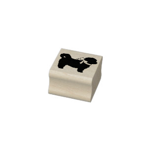 Shih Tzu Dog Puppy Teddy Bear Short Hair Rubber Stamp
