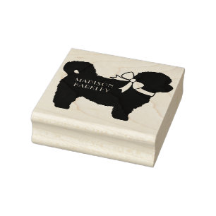 Shih Tzu Dog Puppy Teddy Bear Short Hair Rubber Stamp