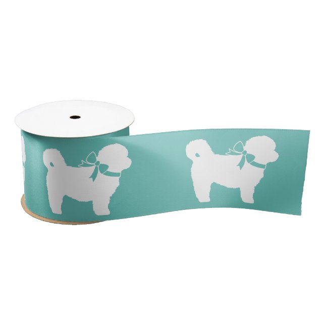 Shih Tzu Dog Puppy Teddy Bear Short Hair Satin Ribbon (Spool)