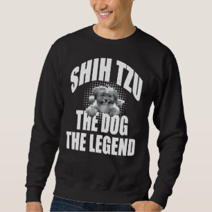 Shih Tzu Dog Relaxed Fit Sweatshirt