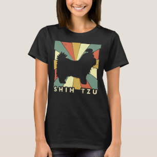 Shih Tzu Dog Retro Vintage T-Shirt