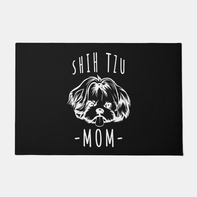 Shih Tzu Dog - Shih Tzu Mum Doormat (Front)