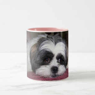 Shih Tzu Dog Two-Tone Coffee Mug