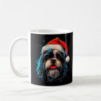 Shih Tzu Dog Xmas  Coffee Mug