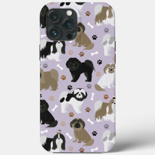 Shih Tzu Dogs Paws and Bones Case-Mate iPhone Case