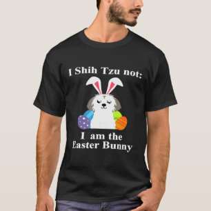 Shih Tzu Easter Bunny   T-Shirt