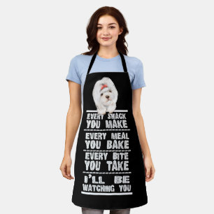shih tzu Every Snack You Make Apron